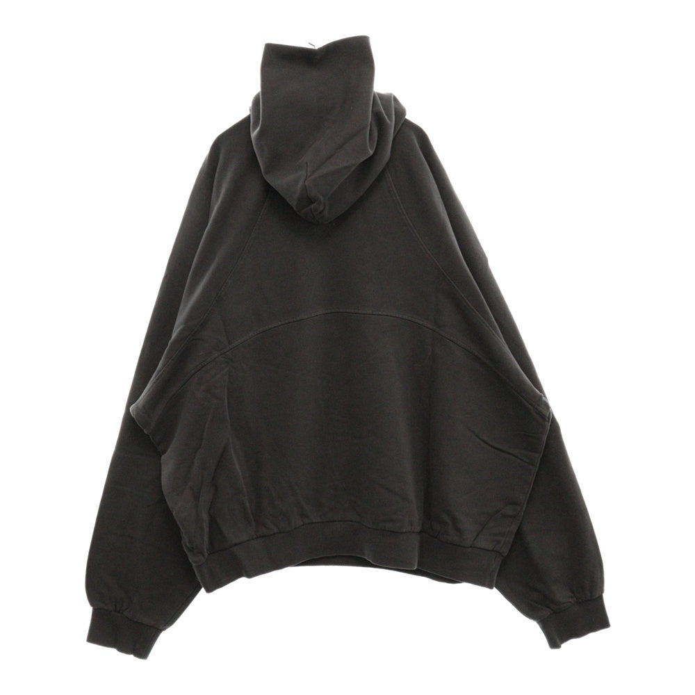 GRAILZ(グレイルズ) 23SS P. DYED STREAMLINE HOODIE ピグメントダイロゴプルオーバーフーディパーカー GR23SSMH02 ピグメントブラック