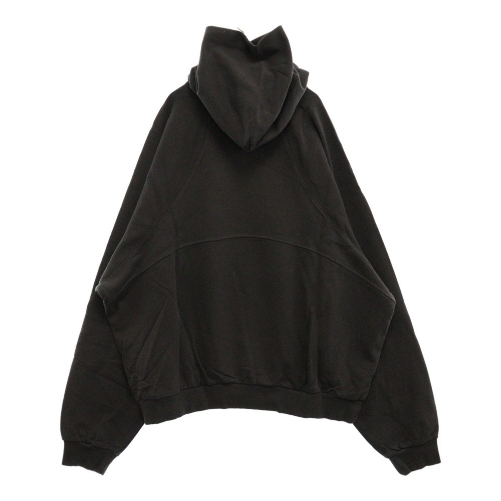 GRAILZ(グレイルズ) 23SS P. DYED STREAMLINE HOODIE ピグメントダイロゴプルオーバーフーディパーカー GR23SSMH02 ピグメントブラック