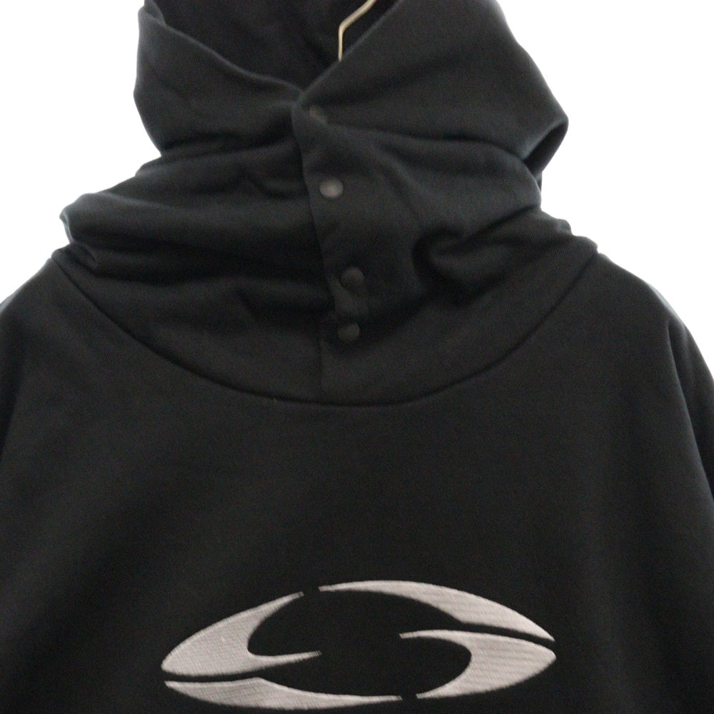 GRAILZ(グレイルズ) 23SS OVAL LOGO HOODIE オーバルロゴプルオーバーフーディーパーカー GR23SSMH01 ブラック