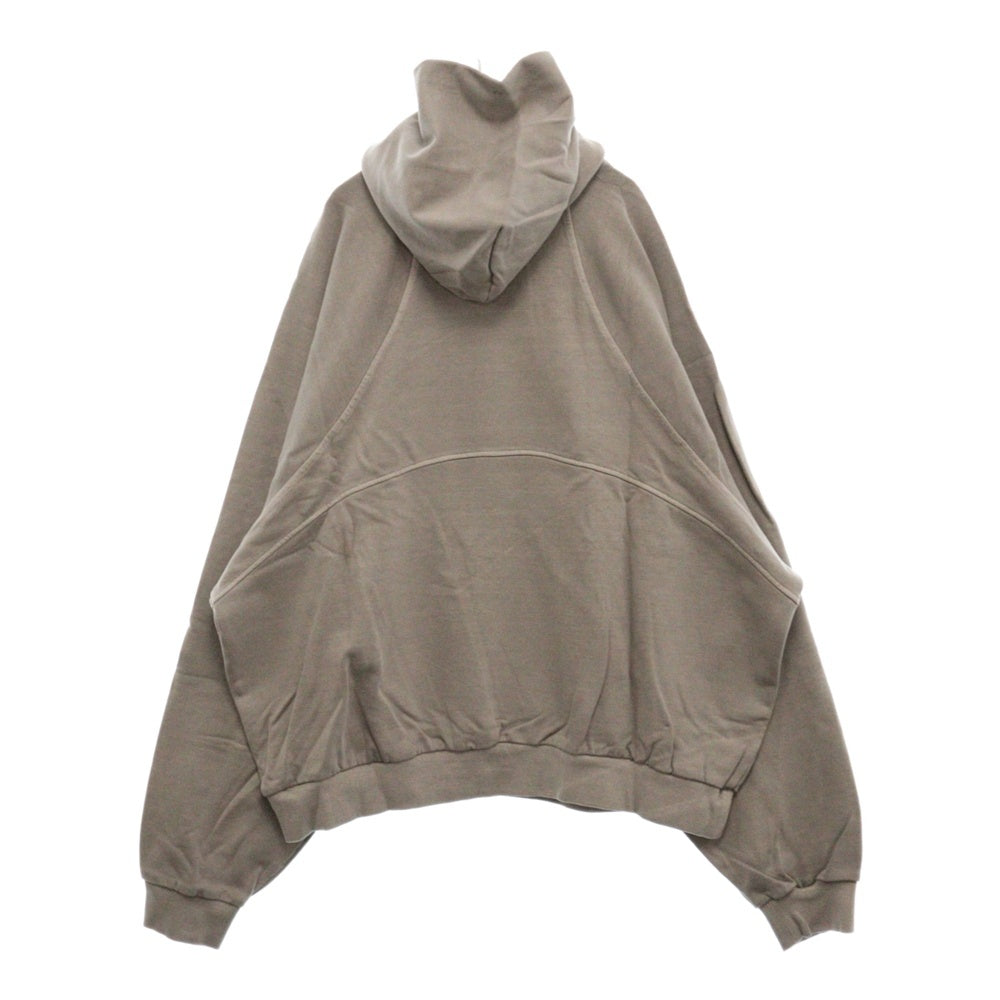 GRAILZ(グレイルズ) 23SS P. DYED STREAMLINE HOODIE ピグメントダイロゴプルオーバーフーディパーカー GR23SSMH02 ライトグレー