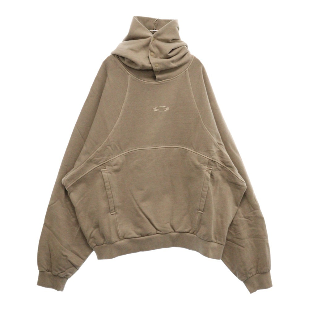 GRAILZ(グレイルズ) 23SS P. DYED STREAMLINE HOODIE ピグメントダイロゴプルオーバーフーディパーカー GR23SSMH02 トープ/ベージュ