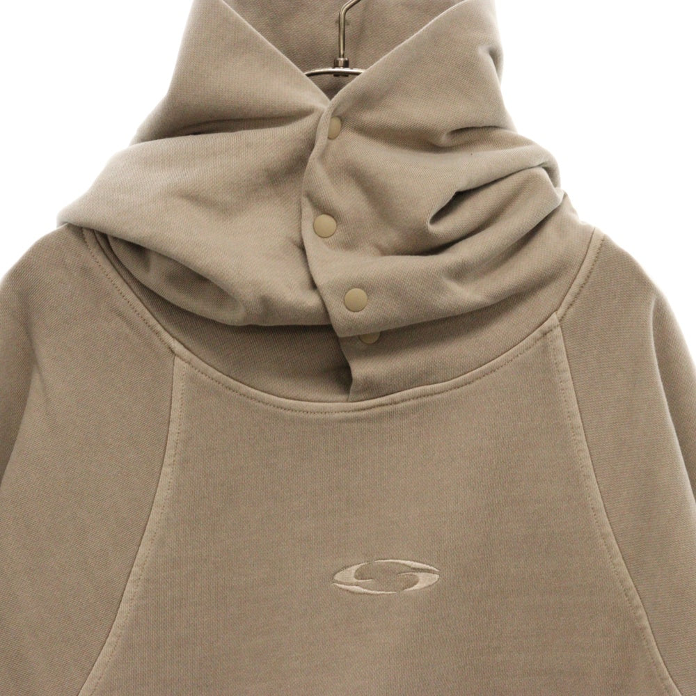 GRAILZ(グレイルズ) 23SS P. DYED STREAMLINE HOODIE ピグメントダイロゴプルオーバーフーディパーカー GR23SSMH02 トープ/ベージュ