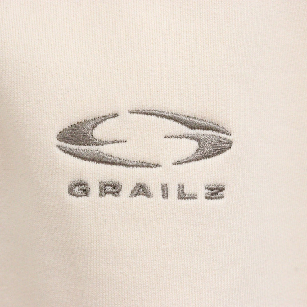 GRAILZ(グレイルズ) 23SS ESSENTIAL OVERSIZED HOODIE エッセンシャルロゴオーバーサイズプルオーバーフーディパーカー GR23SSMH04 クリーム