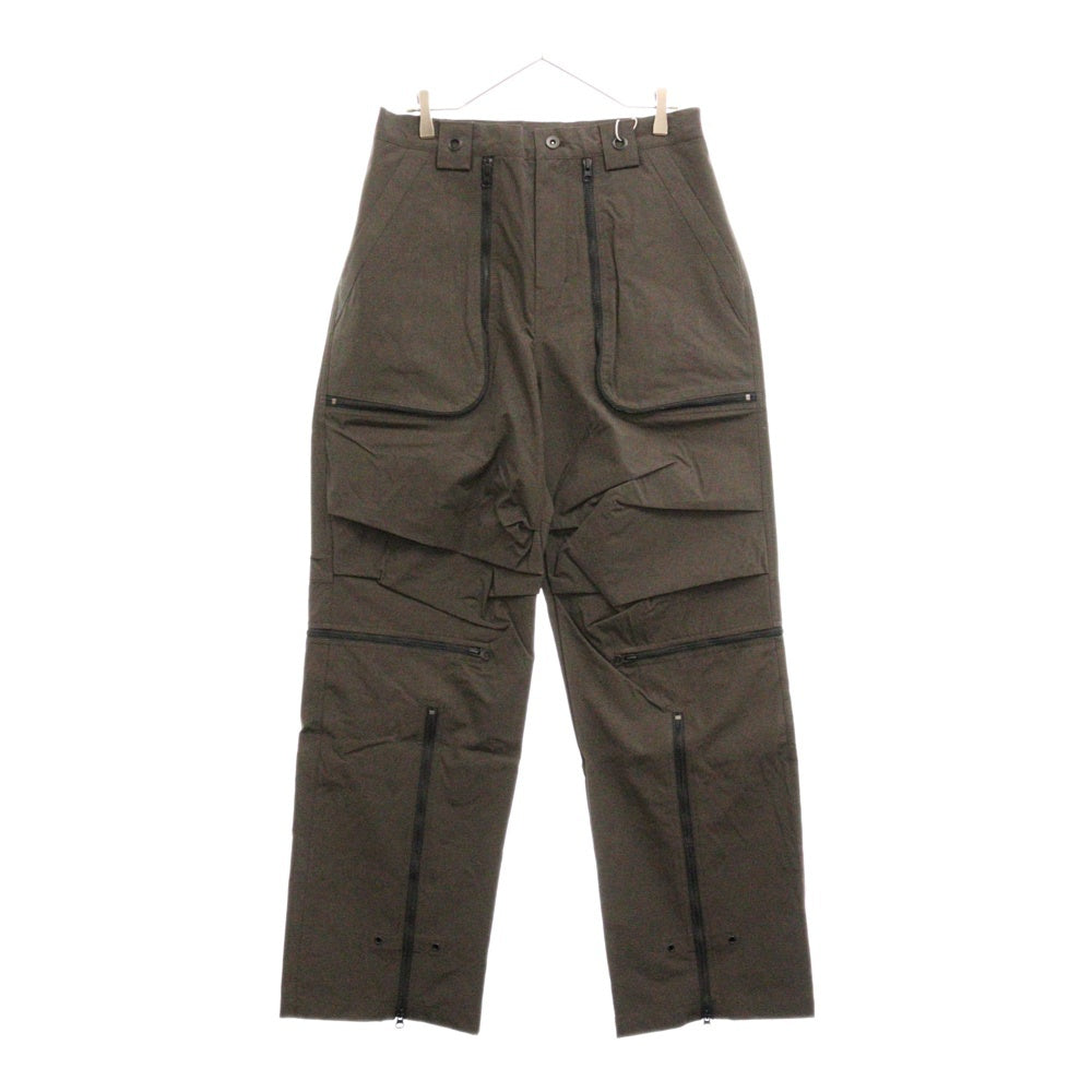 GRAILZ(グレイルズ) 23SS AFV CARGO PANTS ジップデザインカーゴパンツ GR23SSMP03 ブラウン