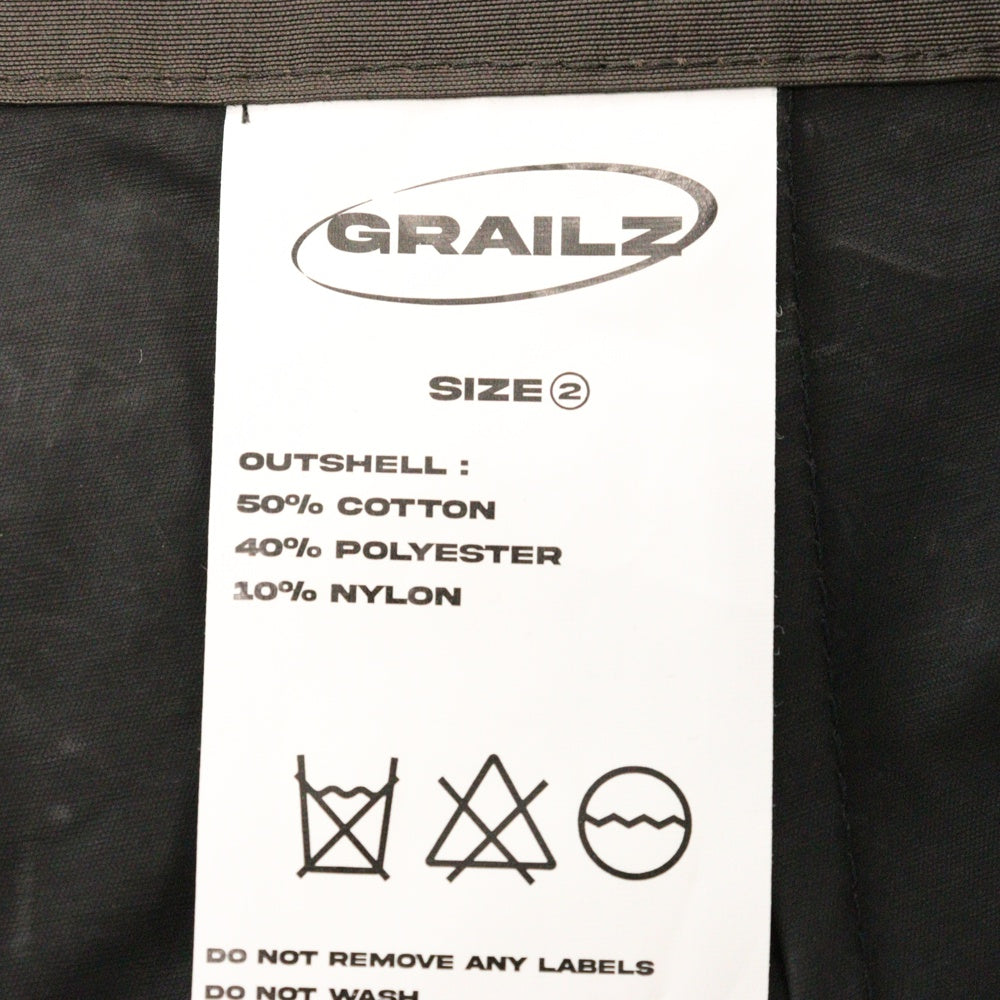 GRAILZ(グレイルズ) 23SS AFV CARGO PANTS ジップデザインカーゴパンツ GR23SSMP03 ブラウン