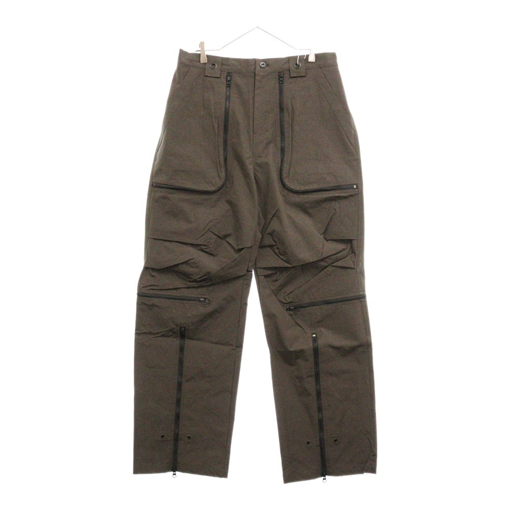 GRAILZ(グレイルズ) 23SS AFV CARGO PANTS ジップデザインカーゴパンツ GR23SSMP03 ブラウン