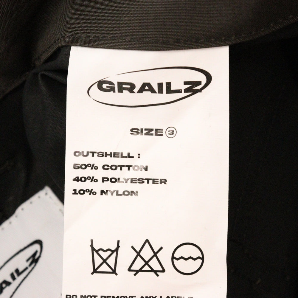 GRAILZ(グレイルズ) 23SS AFV CARGO PANTS ジップデザインカーゴパンツ GR23SSMP03 ブラウン