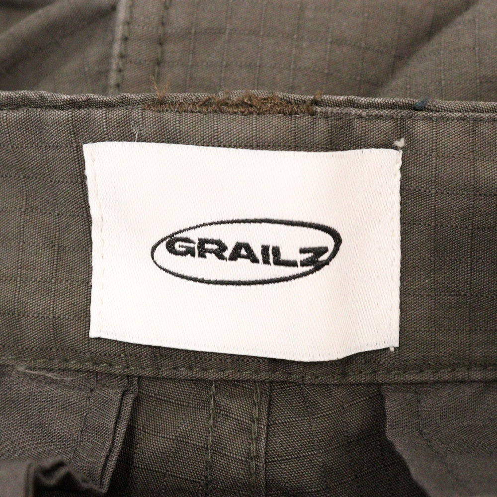 GRAILZ(グレイルズ) 23SS OVAL LARGE FIT CARGO PANTS オーバルラージカーゴパンツ GR23SSMP07 チャコールグレー