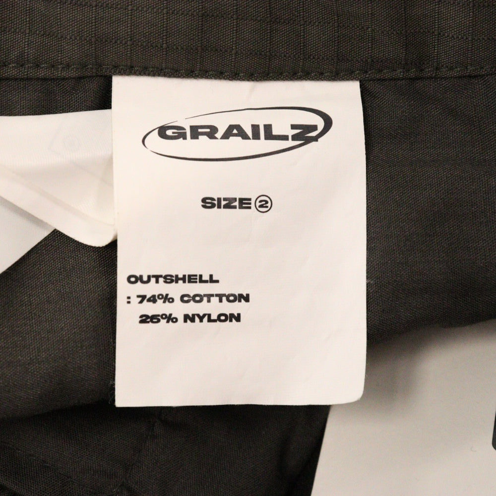 GRAILZ(グレイルズ) 23SS OVAL LARGE FIT CARGO PANTS オーバルラージカーゴパンツ GR23SSMP07 チャコールグレー