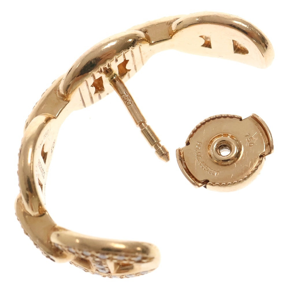 HERMES(エルメス) Chaine d'Ancre Enchainee Earring シェーヌダンクル アンシェネ ダイヤ イヤリング ピアス 片耳 K18PG ピンクゴールド
