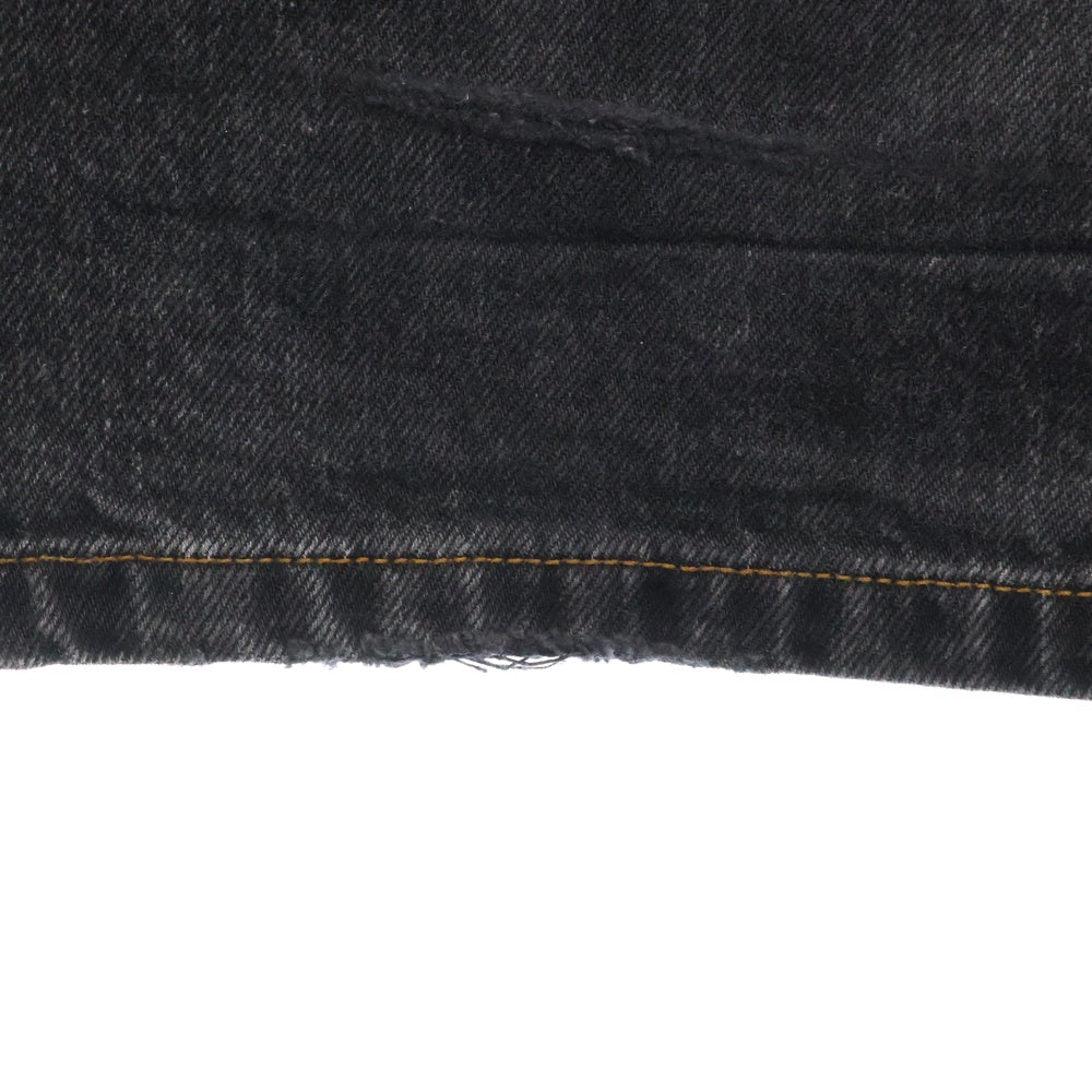 Y/PROJECT(ワイプロジェクト) 22SS CLASSIC PEEP SHOW JEAN ウエストカットアウトデニムパンツ JEAN30-S22 ブラック