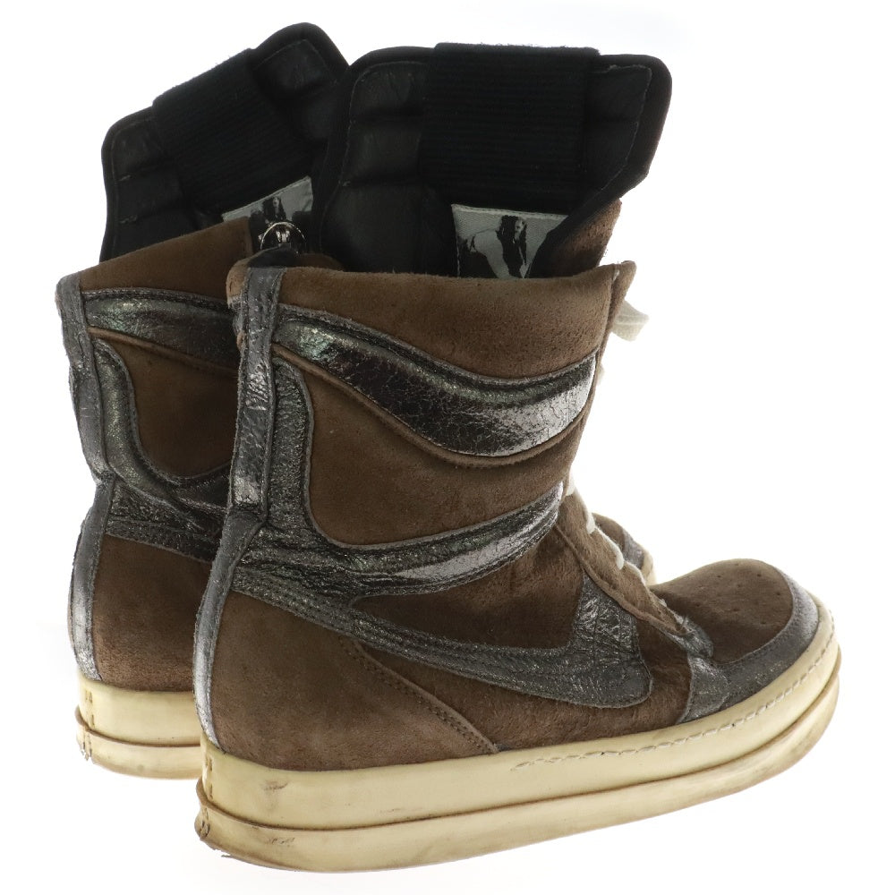 Rick Owens(リックオウエンス) 初期 ジオバスケット ハイカットスニーカー スエードシューズ ブラウン