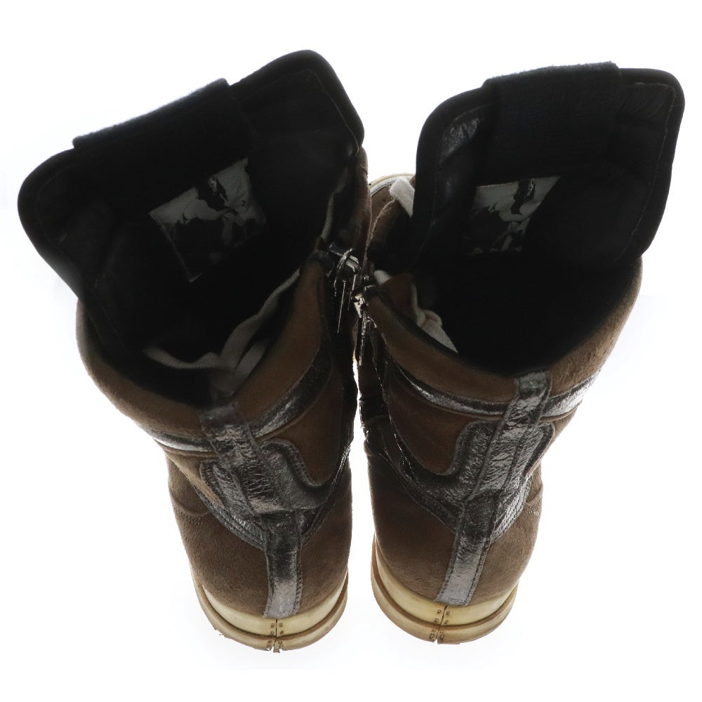 Rick Owens(リックオウエンス) 初期 ジオバスケット ハイカットスニーカー スエードシューズ ブラウン