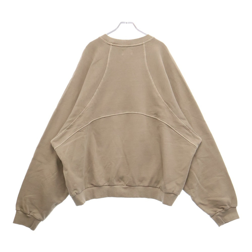 GRAILZ(グレイルズ) 23SS P. DYED STREAMLINE SWEAT ピグメントダイロゴスウェットトレーナー GR23SSMM01 トープ/ベージュ