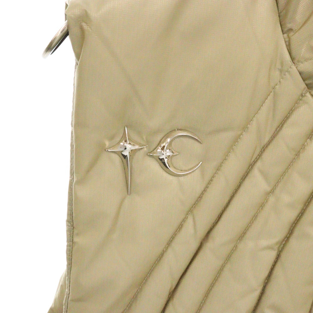 THUG CLUB(サグクラブ) 23AW Cave Goose Down Vest ケーブグースダウンベスト TC23PA02 ベージュ