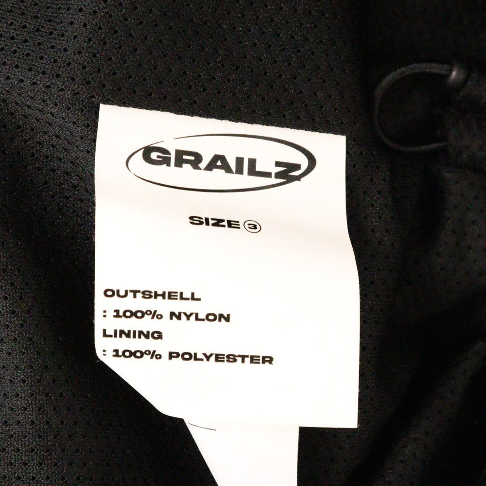 GRAILZ(グレイルズ) 23SS TECHNICAL SHELL JACKET テクニカルシェルアノラックジャケット GR23SSMO02 ブラック