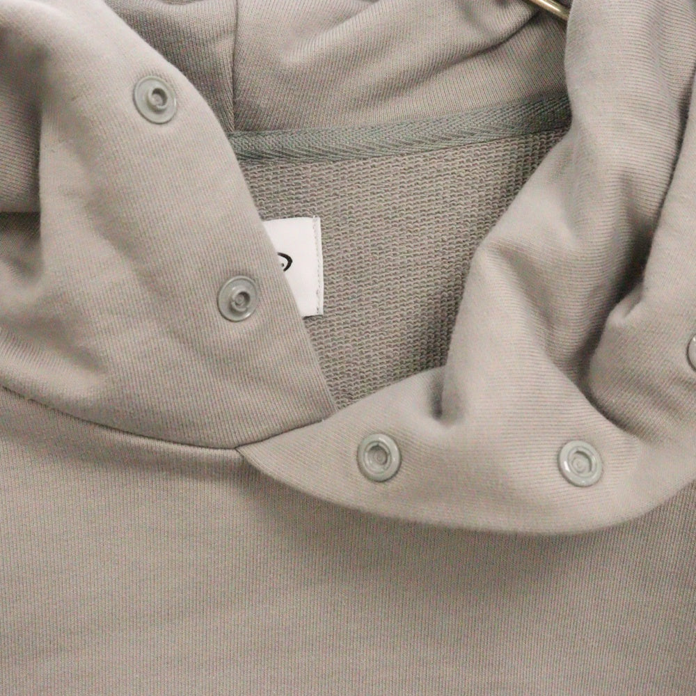 GRAILZ(グレイルズ) 23SS OVAL LOGO HOODIE オーバルロゴプルオーバーフーディーパーカー GR23SSMH01 グレー