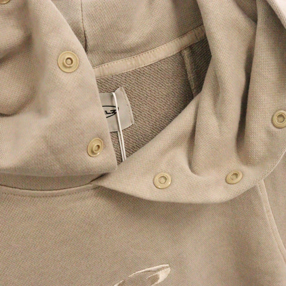 GRAILZ(グレイルズ) 23SS P. DYED STREAMLINE HOODIE ピグメントダイロゴプルオーバーフーディパーカー GR23SSMH02 トープ/ベージュ