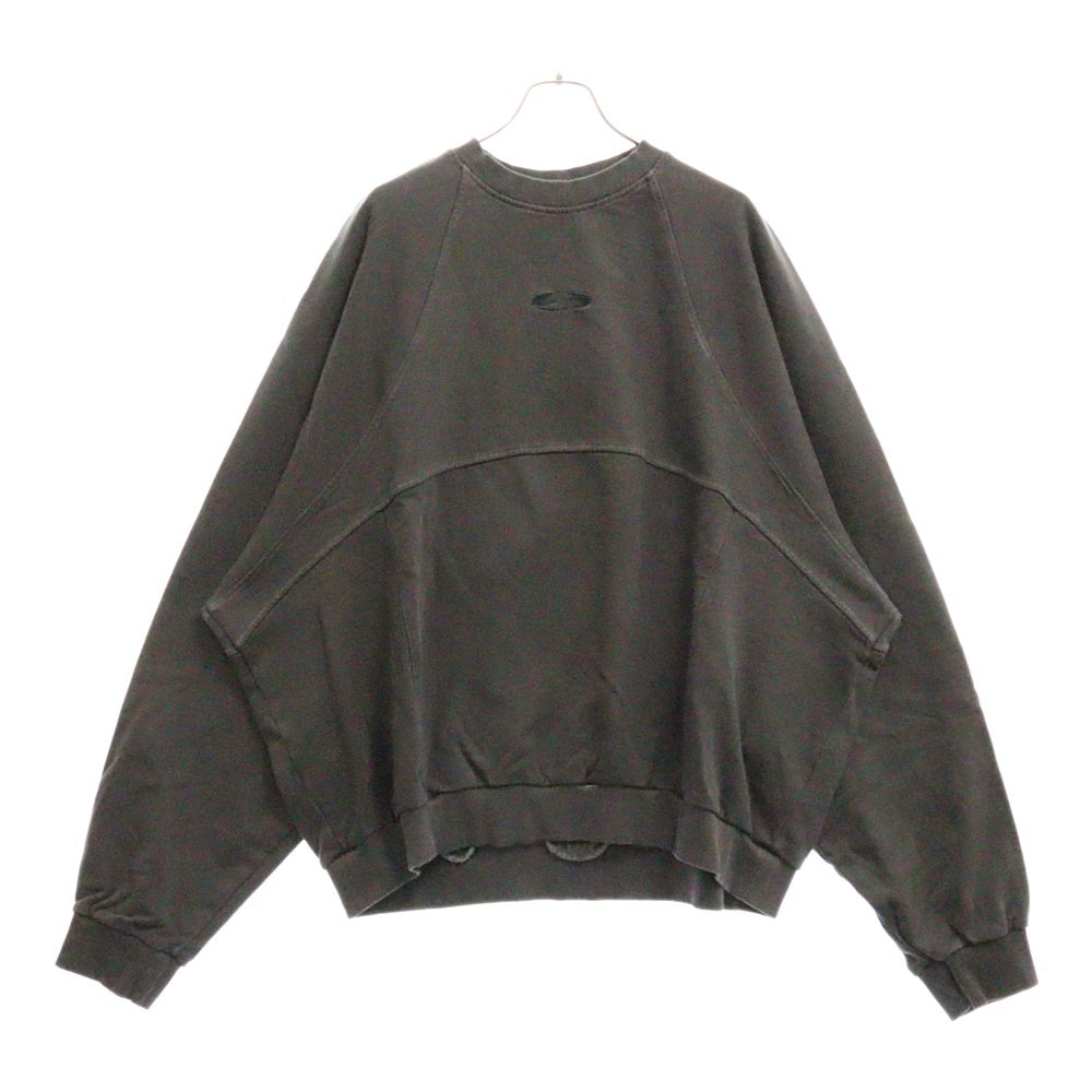 GRAILZ(グレイルズ) 23SS P. DYED STREAMLINE SWEAT ピグメントダイロゴスウェットトレーナー GR23SSMM01 ピグメントブラック