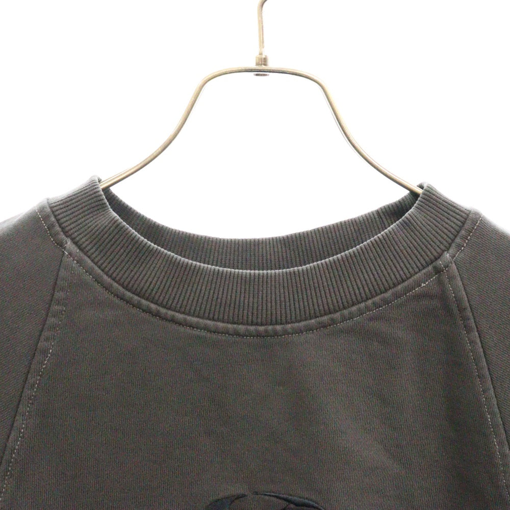 GRAILZ(グレイルズ) 23SS P. DYED STREAMLINE SWEAT ピグメントダイロゴスウェットトレーナー GR23SSMM01 ピグメントブラック