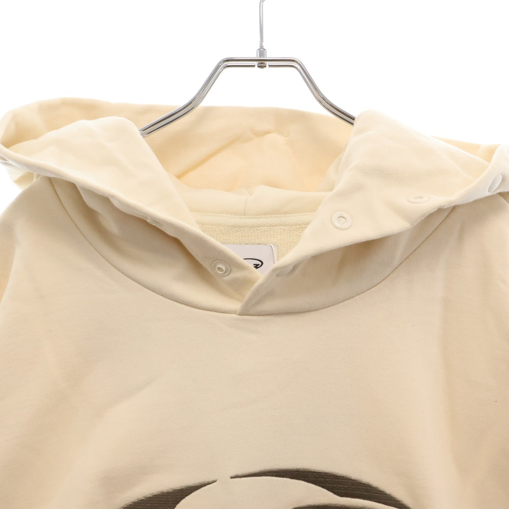 GRAILZ(グレイルズ) 23SS OVAL LOGO HOODIE オーバルロゴプルオーバーフーディーパーカー GR23SSMH01 クリーム