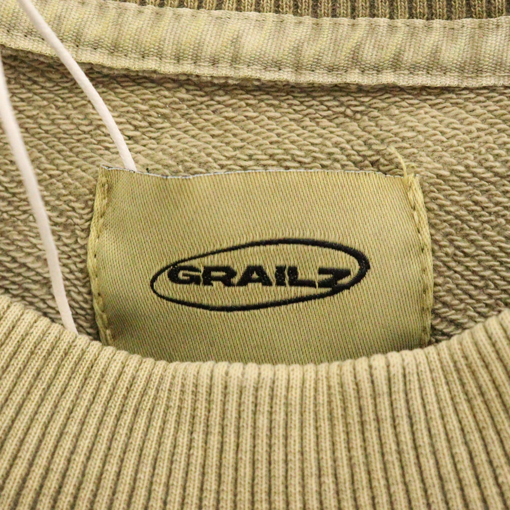GRAILZ(グレイルズ) 23SS P. DYED STREAMLINE SWEAT ピグメントダイロゴスウェットトレーナー GR23SSMM01 トープ/ベージュ