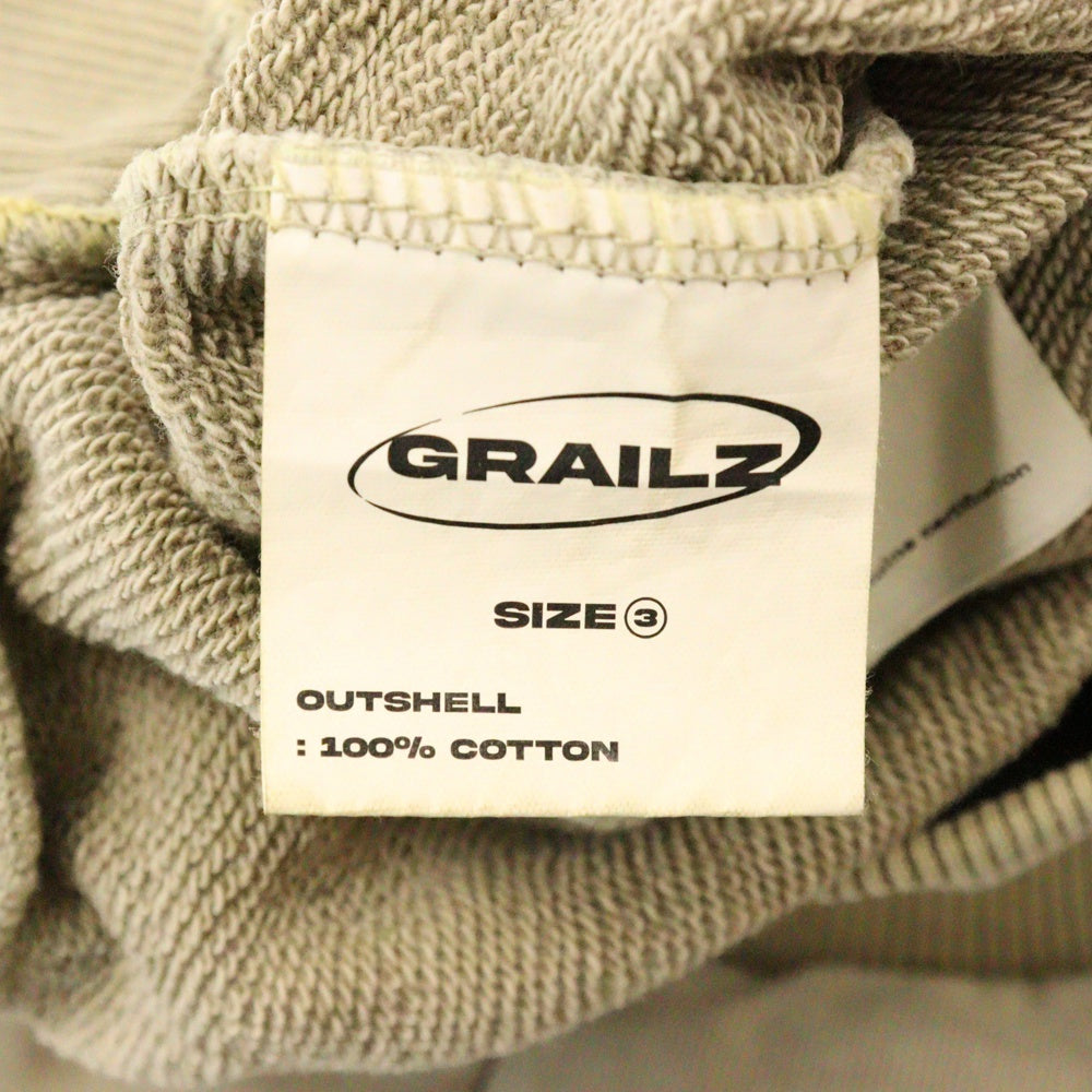 GRAILZ(グレイルズ) 23SS P. DYED STREAMLINE SWEAT ピグメントダイロゴスウェットトレーナー GR23SSMM01 トープ/ベージュ