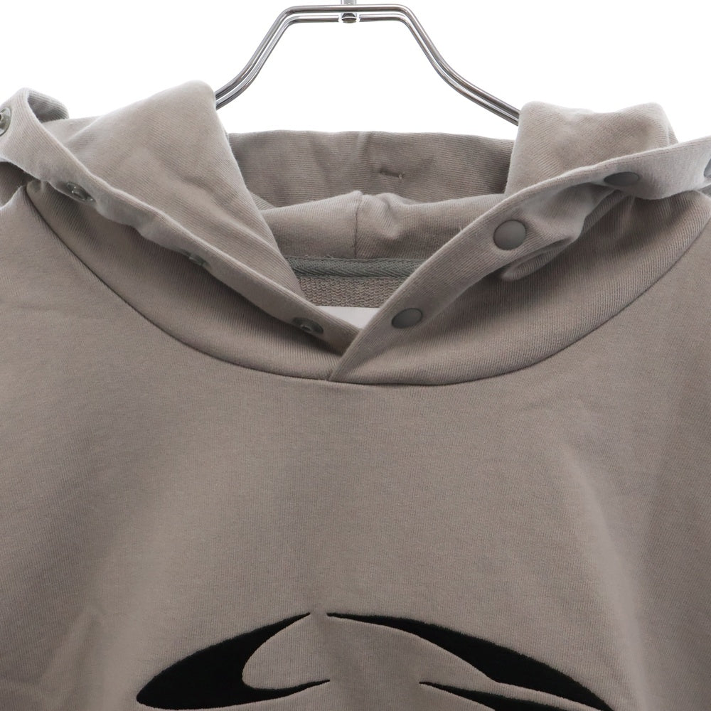 GRAILZ(グレイルズ) 23SS OVAL LOGO HOODIE オーバルロゴプルオーバーフーディーパーカー GR23SSMH01 グレー