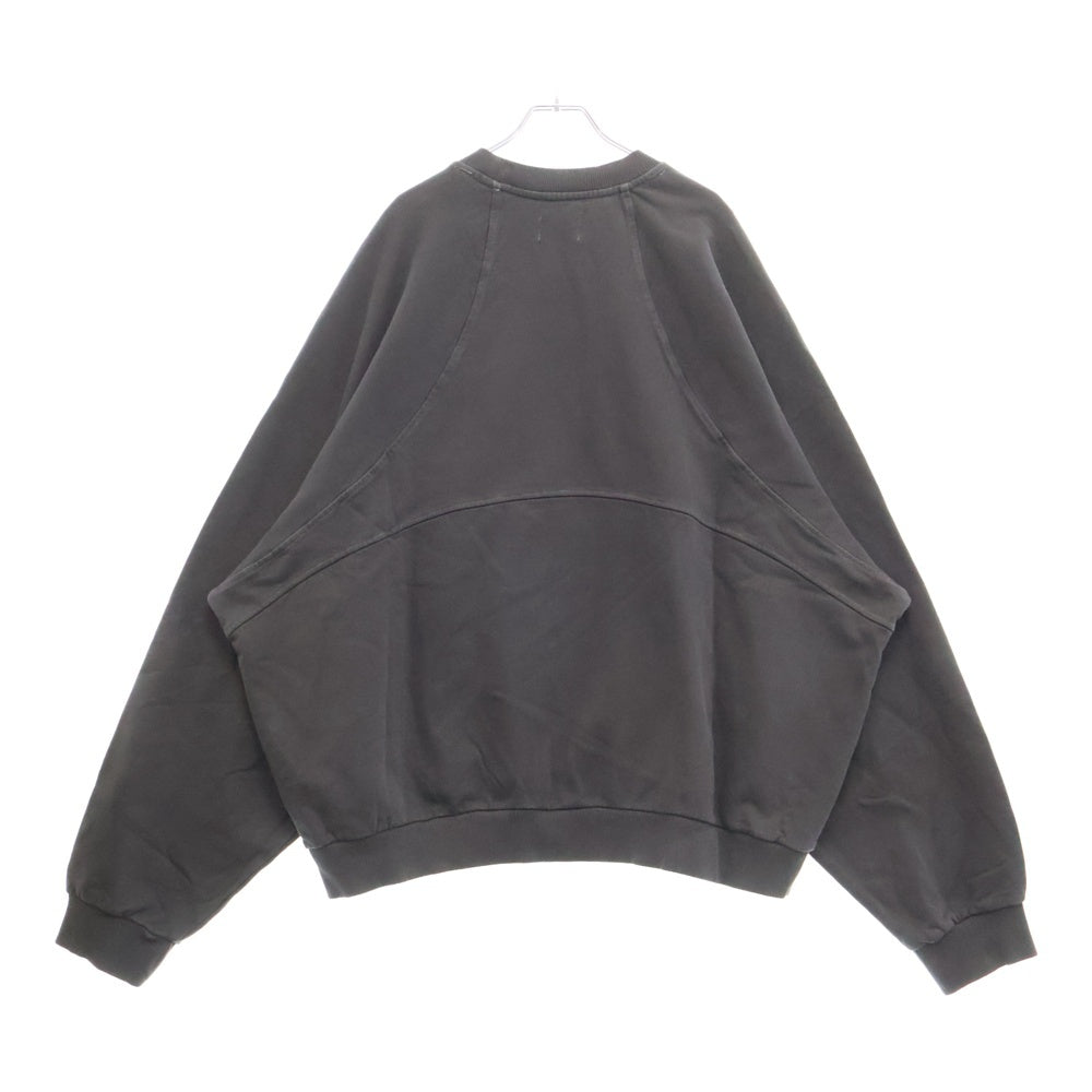 GRAILZ(グレイルズ) 23SS P. DYED STREAMLINE SWEAT ピグメントダイロゴスウェットトレーナー GR23SSMM01 ピグメントブラック