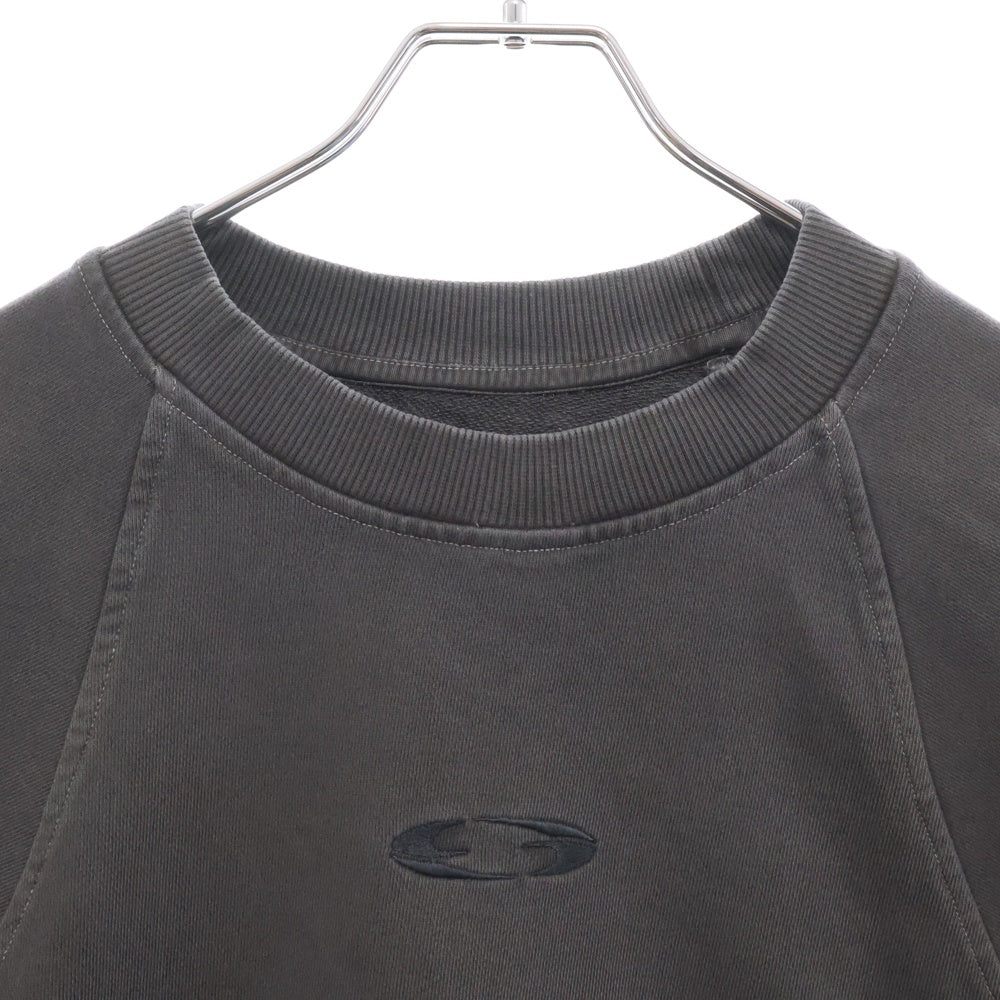 GRAILZ(グレイルズ) 23SS P. DYED STREAMLINE SWEAT ピグメントダイロゴスウェットトレーナー GR23SSMM01 ピグメントブラック