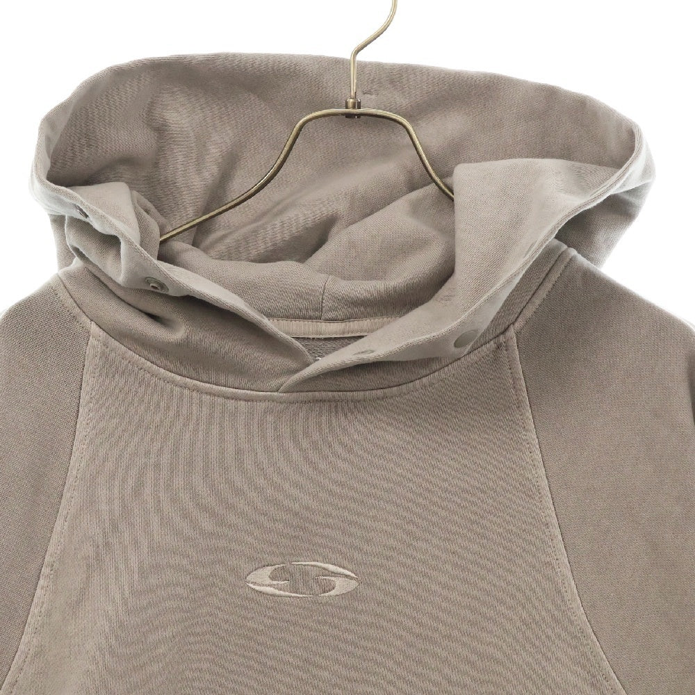 GRAILZ(グレイルズ) 23SS P. DYED STREAMLINE HOODIE ピグメントダイロゴプルオーバーフーディパーカー GR23SSMH02 ライトグレー