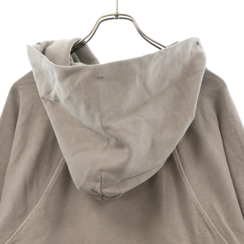 GRAILZ(グレイルズ) 23SS P. DYED STREAMLINE HOODIE ピグメントダイロゴプルオーバーフーディパーカー GR23SSMH02 ライトグレー