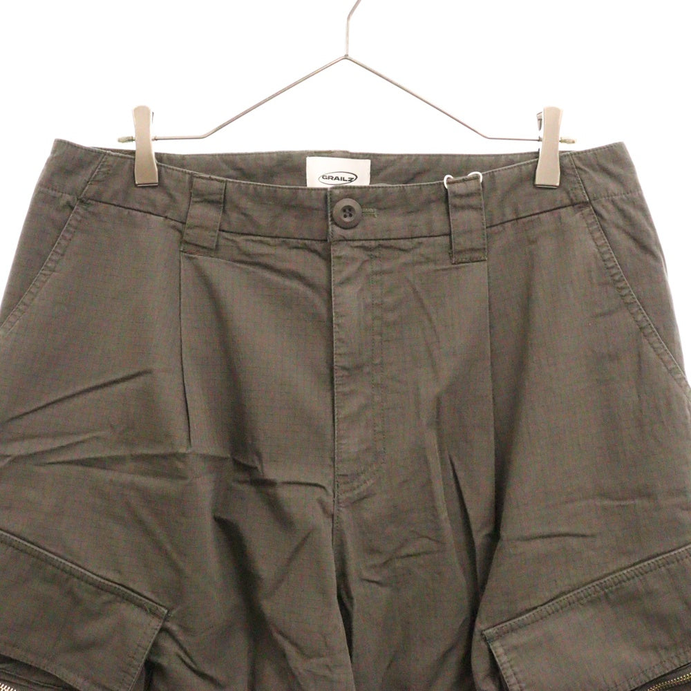 GRAILZ(グレイルズ) 23SS OVAL LARGE FIT CARGO PANTS オーバルラージカーゴパンツ GR23SSMP07 グレー