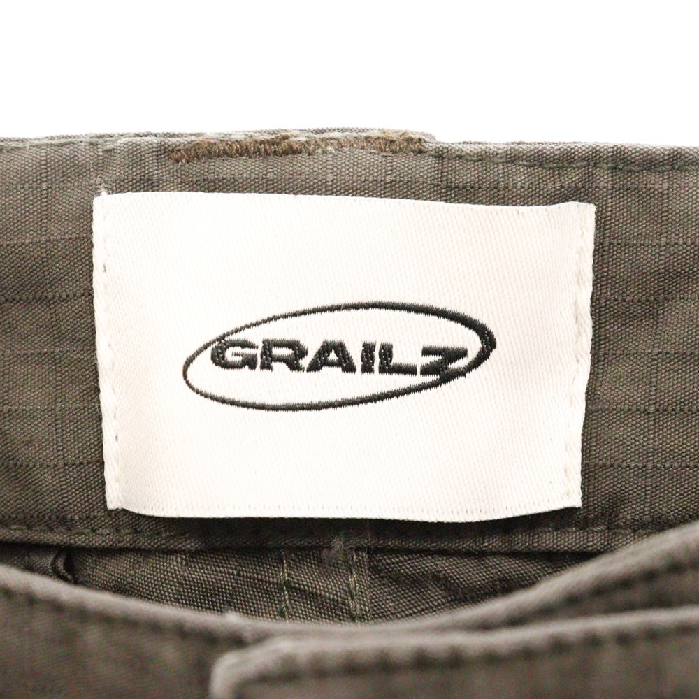 GRAILZ(グレイルズ) 23SS OVAL LARGE FIT CARGO PANTS オーバルラージカーゴパンツ GR23SSMP07 グレー