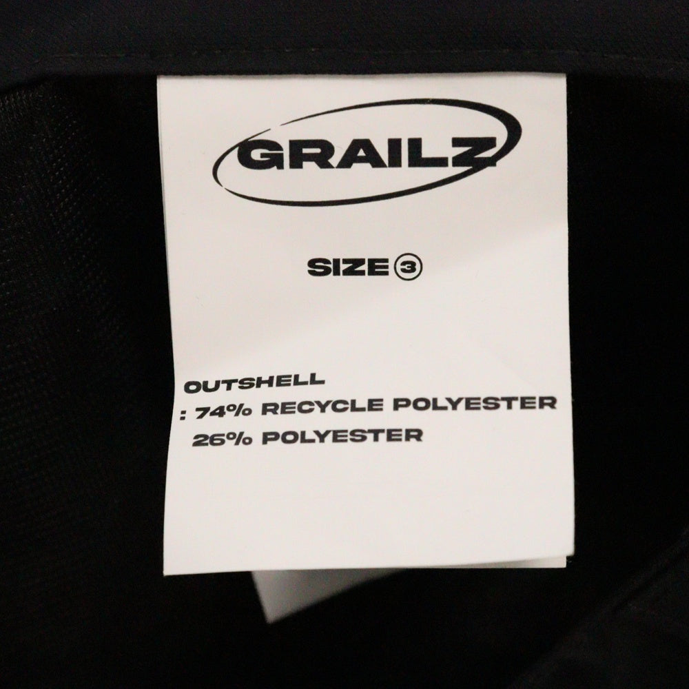 GRAILZ(グレイルズ) 23SS SURPLUS NYLON PANTS サープラスナイロンパンツ GR23SSMP02 ブラック