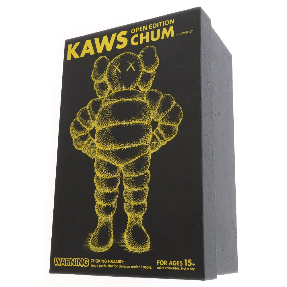 MEDICOM TOY(メディコムトイ) KAWS CHUM CHOKING HAZARD カウズ レジン フィギュア 人形 イエロー