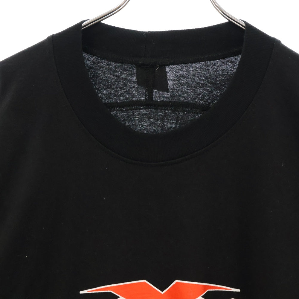 PROTOTYPES(プロトタイプス) フロントプリント オーバーサイズ 半袖Tシャツ カットソー ブラック