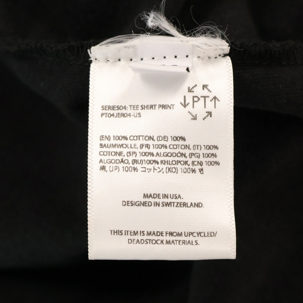 PROTOTYPES(プロトタイプス) フロントプリント オーバーサイズ 半袖Tシャツ カットソー ブラック