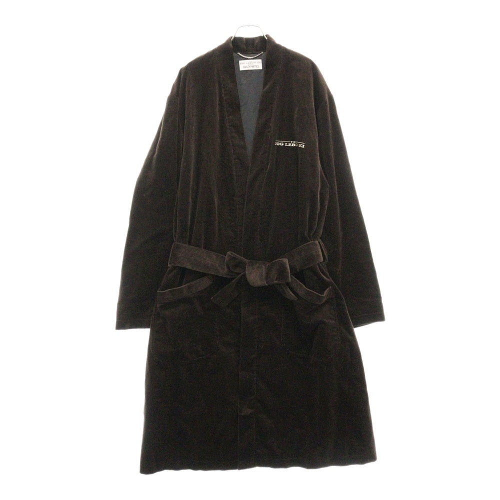 WACKO MARIA(ワコマリア) ×THE BIG LEBOWSKI GOWN COAT(TYPE-3) × ザビッグリボウスキ コーデュロイガウンコート アウター ブラウン