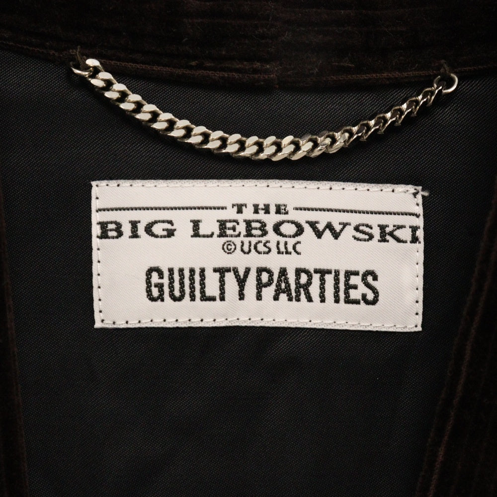 WACKO MARIA(ワコマリア) ×THE BIG LEBOWSKI GOWN COAT(TYPE-3) × ザビッグリボウスキ コーデュロイガウンコート アウター ブラウン