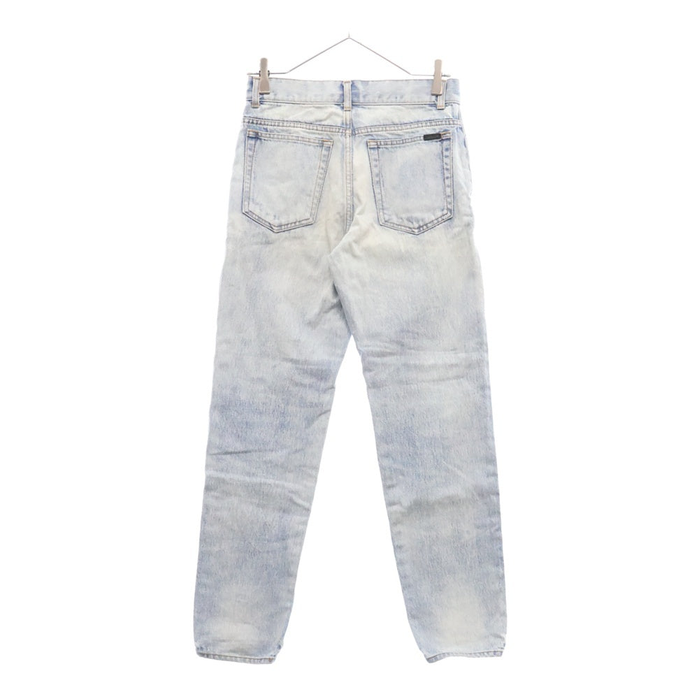 SAINT LAURENT PARIS(サンローランパリ) 21AW ダメージウォッシュ加工デニムパンツ 644678 Y372Z インディゴ