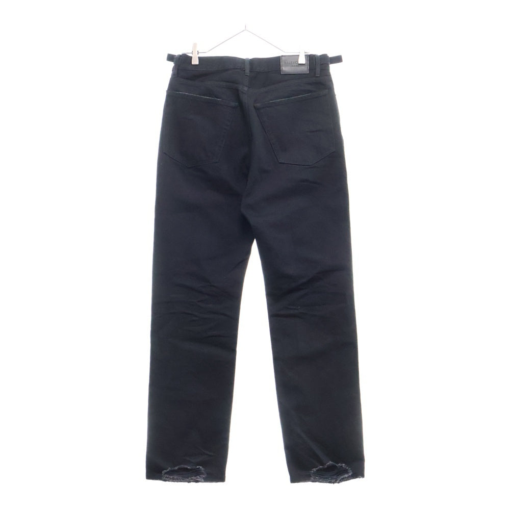 BALENCIAGA(バレンシアガ) Over Fit Denim Jeans オーバーフィットダメージ加工デニムパンツ 697825 TBP47 ブラック