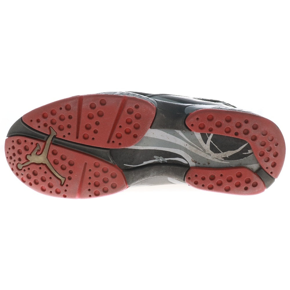 NIKE(ナイキ) AIR JORDAN 8 RETRO BLACK CEMENT 305381-022 エアジョーダン 8 レトロ ブラックセメント ブラック/ジムレッド/ウルフグレー US9.5/27.5cm