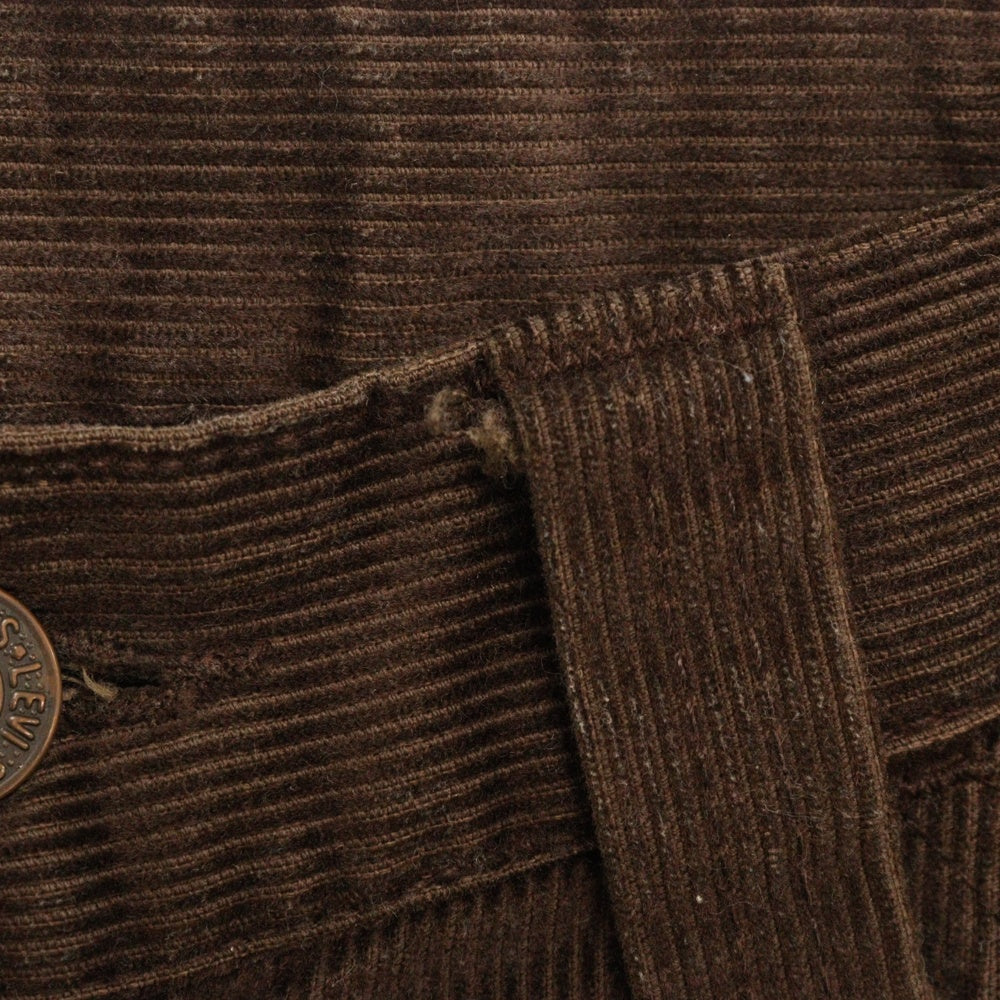 Levi's(リーバイス) 70s VINTAGE 633 STA-PREST スタプレ コーデュロイフレアブーツカットパンツ ブラウン