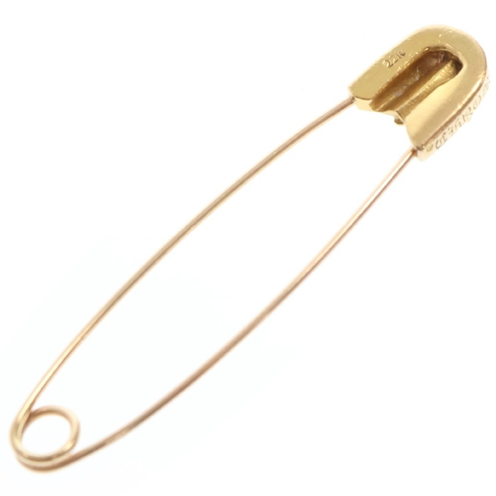 CHROME HEARTS(クロムハーツ) 22K SAFETY PIN L DIA 22Kラージセーフティピン 1ダイヤ ペンダントトップ ゴールド