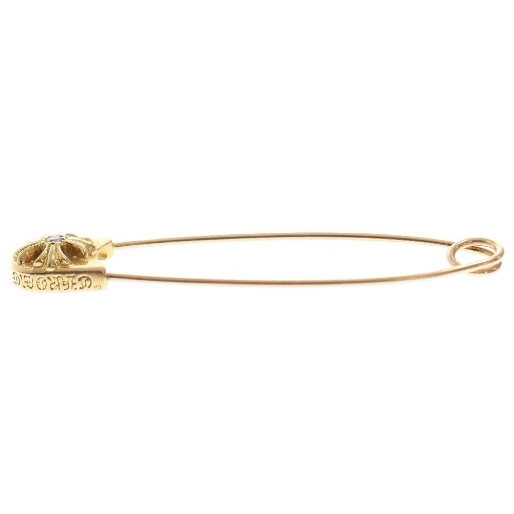 CHROME HEARTS(クロムハーツ) 22K SAFETY PIN L DIA 22Kラージセーフティピン 1ダイヤ ペンダントトップ ゴールド