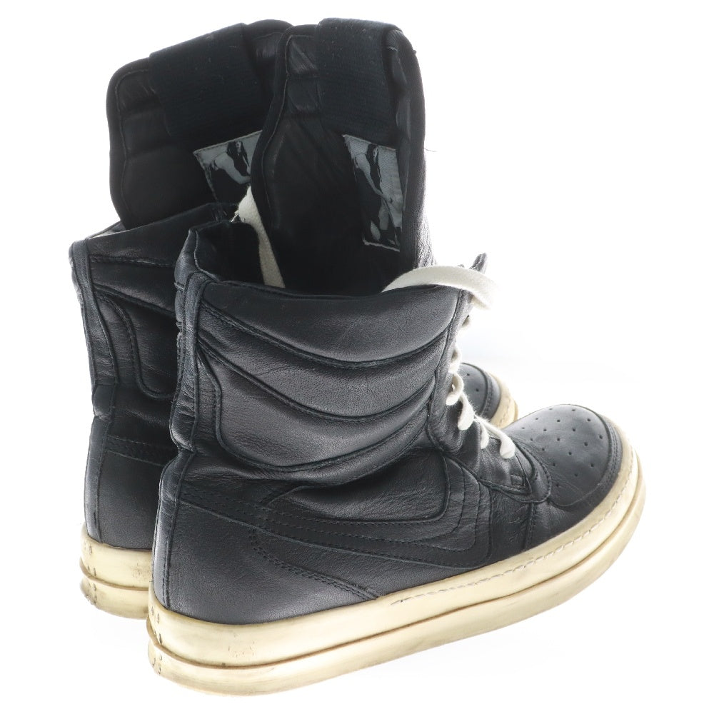 Rick Owens(リックオウエンス) 初期 GEO BASKET ジオバスケット ジオバス レザーハイカットスニーカー ブラック