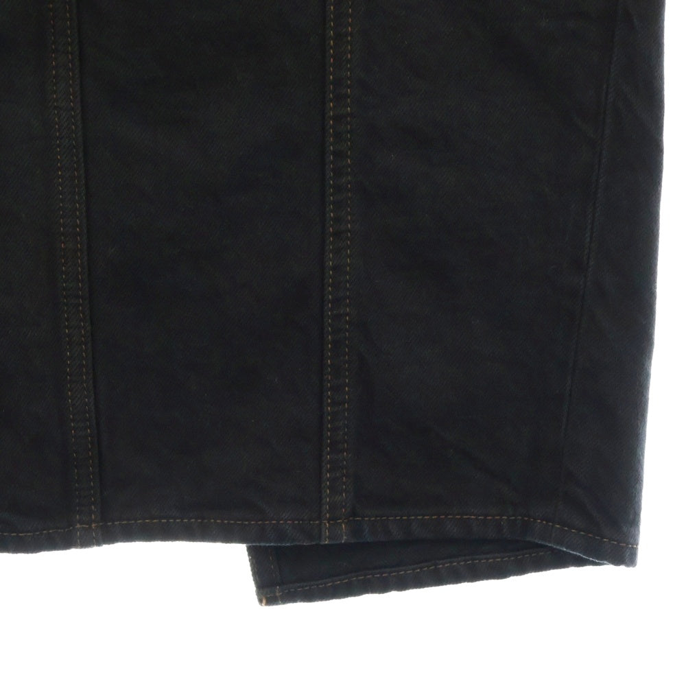 JACQUEMUS(ジャックムス) La Jupe De Nimes Criollo Belted Denim Skirt ベルテッドデニムスカート 233DE032-1016-99B ブラック レディース