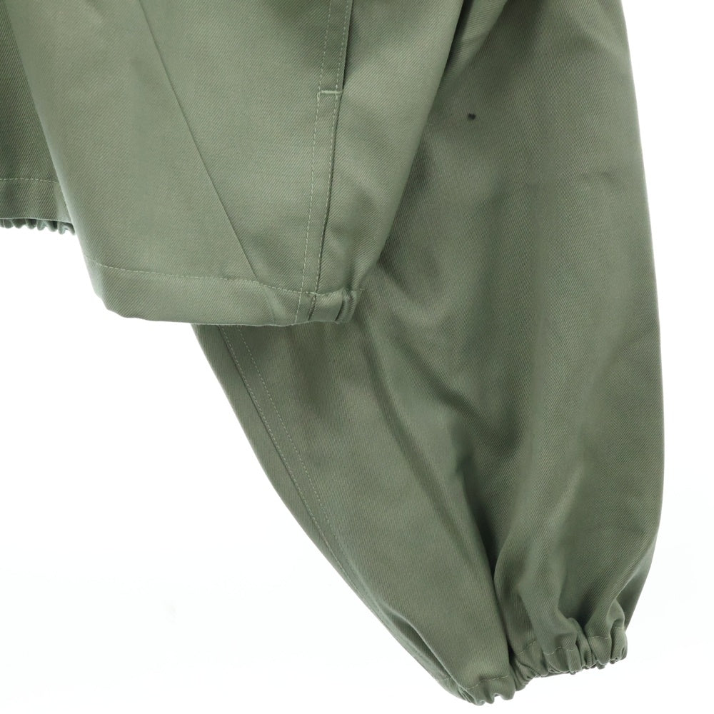 FFFPOSTALSERVICE(トリプルエフポスタルサービス) PARACHUTE CROPPED JACKET TOKYO GREEN フェイスマスクフード パラシュートクロップドジャケット グリーン