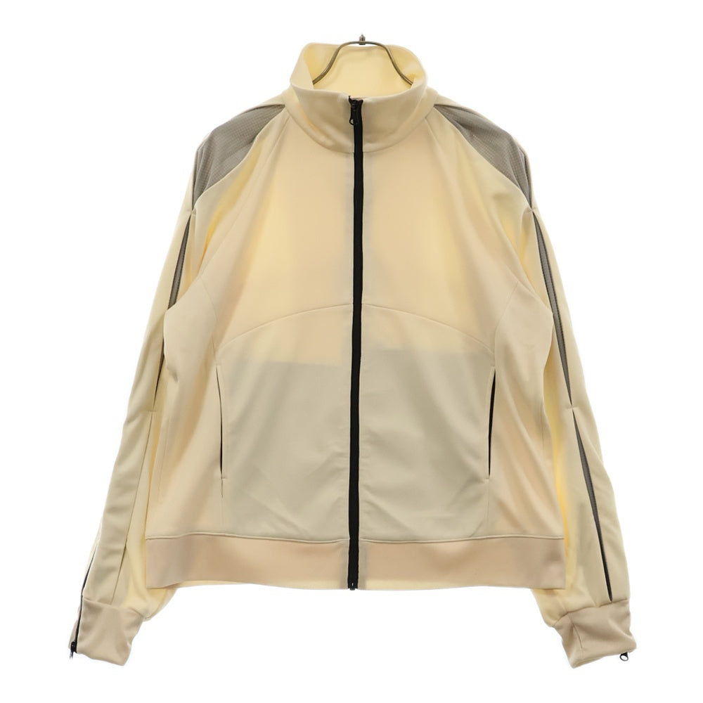 FFFPOSTALSERVICE(トリプルエフポスタルサービス) TRACK JACKET リップストップ切替トラックジャージージャケット クリーム
